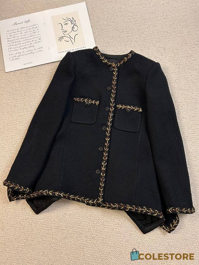 Colestore Chanel Tweed Jacket Black - 1
