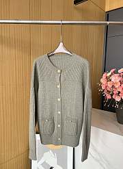 Colestore Chanel Knit Cardigan Grey  - 4