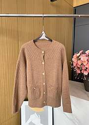 Colestore Chanel Knit Cardigan Brown - 2