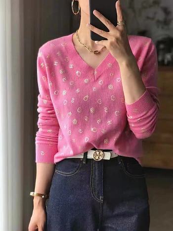 Colestore Chanel Tweed Jacket Pink 
