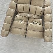 Colestore Moncler Padded Jacket with Fur Hood Beige - 5