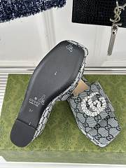 Colestore Gucci CC Crystal-Embellished High Slides Grey - 3