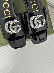 Colestore Gucci Crystal-Embellished Slides Full Black - 6