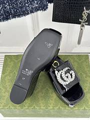 Colestore Gucci Crystal-Embellished Slides Full Black - 4