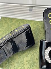 Colestore Gucci Crystal-Embellished Slides Full Black - 2