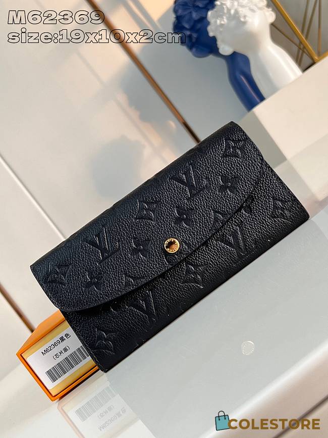 Colestore Louis Vuitton Monogram Empreint Black 19 x 10 x 2 cm - 1