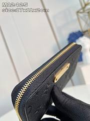 Colestore Louis Vuitton Zippy Margot Black 17 x 11 x 2 cm - 5