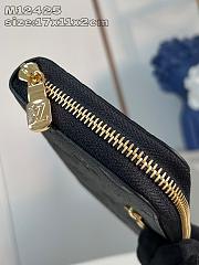 Colestore Louis Vuitton Zippy Margot Black 17 x 11 x 2 cm - 2