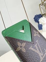 Colestore Louis Vuitton Card Holder Monogram Macassar Green 6.5 x 9.5 x 0.5 cm - 5