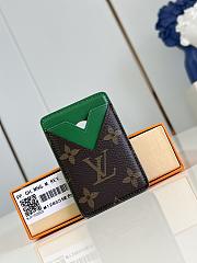 Colestore Louis Vuitton Card Holder Monogram Macassar Green 6.5 x 9.5 x 0.5 cm - 6
