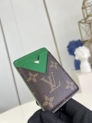 Colestore Louis Vuitton Card Holder Monogram Macassar Green 6.5 x 9.5 x 0.5 cm - 3
