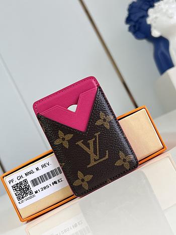Colestore Louis Vuitton Card Holder Monogram Macassar Pink 6.5 x 9.5 x 0.5 cm 