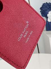 Colestore Louis Vuitton Card Holder Monogram Macassar Red 6.5 x 9.5 x 0.5 cm - 4