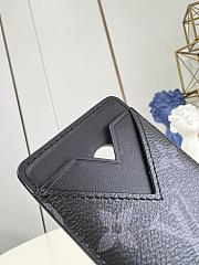 Colestore Louis Vuitton Card Holder Black 6.5 x 9.5 x 0.5 cm - 2