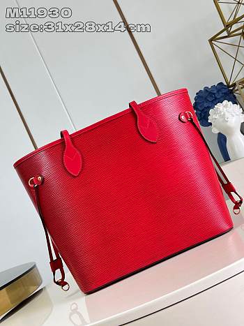 Colestore Louis Vuitton Neverfull MM Red 31 x 28 x 14 cm