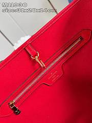 Colestore Louis Vuitton Neverfull MM Red 31 x 28 x 14 cm - 5