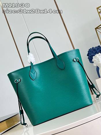 Colestore Louis Vuitton Neverfull MM Green 31 x 28 x 14 cm