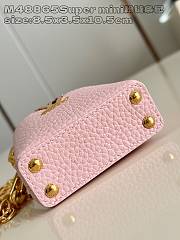 Colestore Louis Vuitton Micro Bag Capucines Pink 8.5 x 3.5 x 10.5 cm - 4