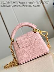 Colestore Louis Vuitton Micro Bag Capucines Pink 8.5 x 3.5 x 10.5 cm - 2