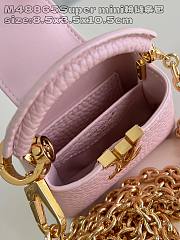 Colestore Louis Vuitton Micro Bag Capucines Pink 8.5 x 3.5 x 10.5 cm - 3