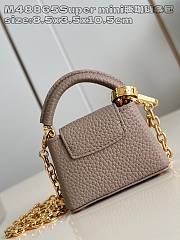 Colestore Louis Vuitton Micro Bag Capucines Brown 8.5 x 3.5 x 10.5 cm - 4