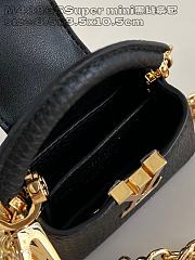 Colestore Louis Vuitton Micro Bag Capucines Black 8.5 x 3.5 x 10.5 cm - 6
