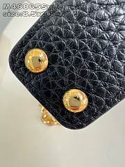 Colestore Louis Vuitton Micro Bag Capucines Black 8.5 x 3.5 x 10.5 cm - 2