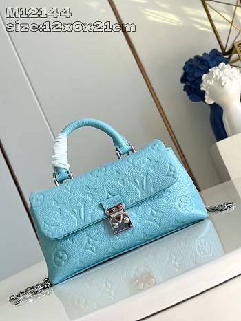 Colestore Louis Vuitton Nano Madeleine Blue 12 x 6 x 21 cm