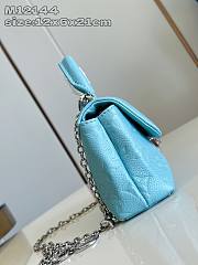 Colestore Louis Vuitton Nano Madeleine Blue 12 x 6 x 21 cm - 5