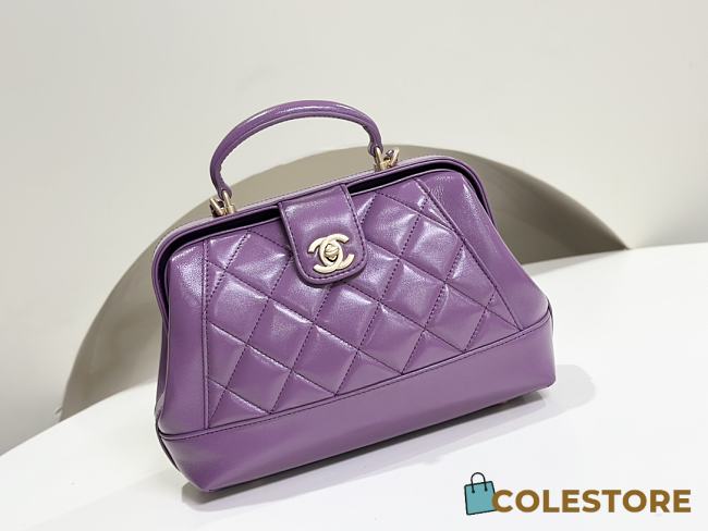 Colestore Chanel Doctor Bag Purple 16 cm  - 1