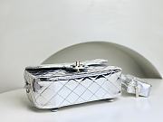Colestore Chanel 19 Flap Bag Silver 18 cm - 6