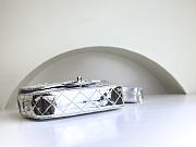 Colestore Chanel 19 Flap Bag Silver 15 cm - 6