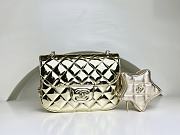Colestore Chanel 19 Flap Bag Gold 15 x 4 cm - 1