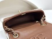 Colestore Chanel Mini Flap Bag With Fur Brown 15 cm - 4