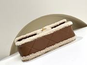 Colestore Chanel Mini Flap Bag With Fur Brown  20 cm - 6