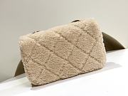 Colestore Chanel Mini Flap Bag With Fur Brown  20 cm - 5