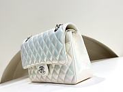 Colestore Chanel Vintage Flap Bag White 23 cm  - 4