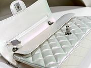 Colestore Chanel Vintage Flap Bag White 23 cm  - 3