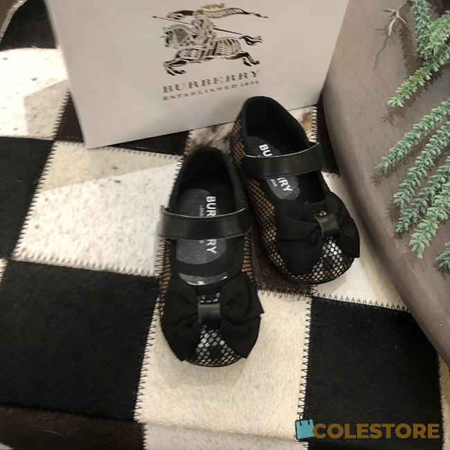 Colestore Kid Shoes Burbeery Loafer With Black Size 19 - 25 - 1