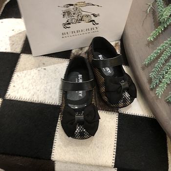 Colestore Kid Shoes Burbeery Loafer With Black Size 19 - 25