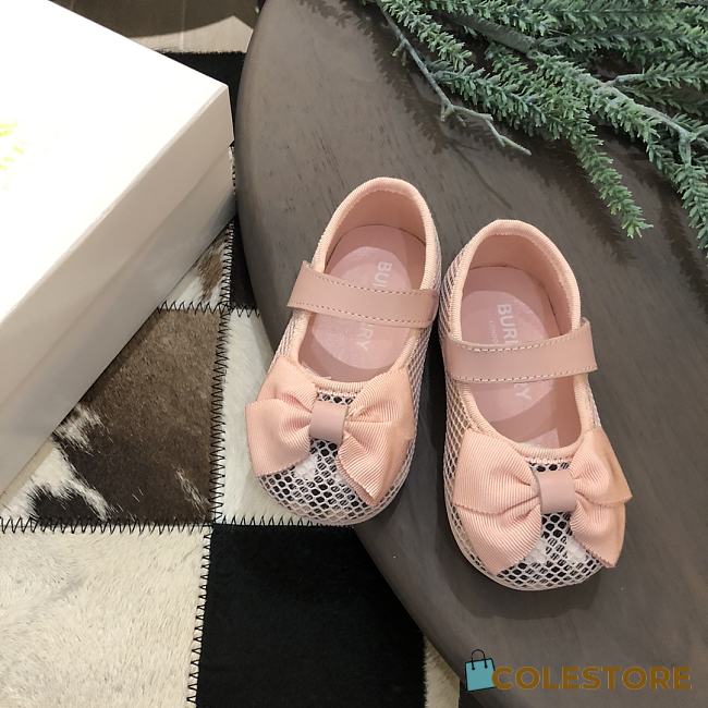 Colestore Kid Shoes Burbeery Loafer With Pink Size 19 - 25 - 1