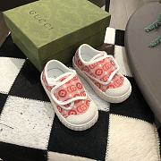 Colestore Kid Shoes Gucci Loafer White Pink Size 20 - 25 - 1
