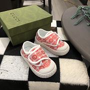 Colestore Kid Shoes Gucci Loafer White Pink Size 20 - 25 - 3