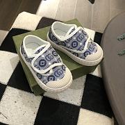 Colestore Kid Shoes Gucci Loafer White Blue Size 20 - 25 - 5