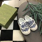 Colestore Kid Shoes Gucci Loafer White Blue Size 20 - 25 - 3