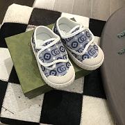 Colestore Kid Shoes Gucci Loafer White Blue Size 20 - 25 - 2
