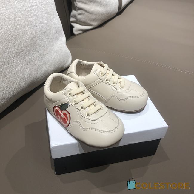 Colestore Kid Shoes Gucci Apple Logi Sneaker White Size 20 - 25 - 1