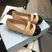 Colestore Kid Shoes Prada Loafer Beige Size 26 - 35 - 5