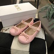 Colestore Kid Shoes Dior Bow Loafer Pink Size 26 - 35 - 2