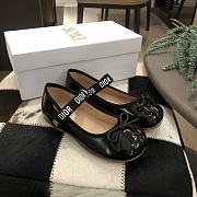 Colestore Kid Shoes Dior Bow Loafer Black Size 26 - 35 - 4